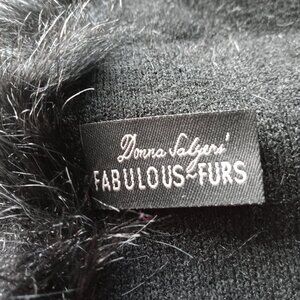 Black Fox Faux Fur Seat Belt Cover Travel